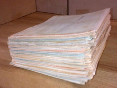 A stack of loose paper