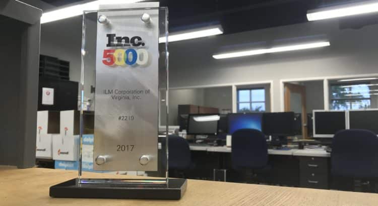 ILM INC 5000 Award